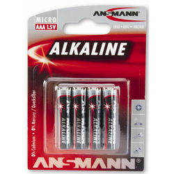 Ansmann 09630 LR03 AAA crvena - 4 kom alkalna baterija 1,5V