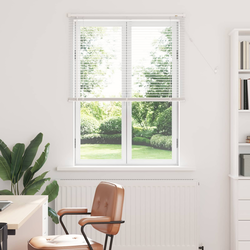 Venecijanska roleta Bijeli 150 x 90 cm 25 mm PVC