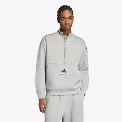 Mikina adidas Equipment Spacer HALF-ZIP Medium Grey Heather M