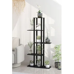 Hanah Home Stalak za cveće Gardenia, 20x60x140 cm, Crni