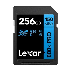 Lexar 256GB Pro 800x Pro SDXC C10 V30 U3