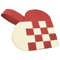 Sizzix 662160 Šablona za rezanje Tkano srce 2 kos