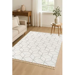 Conceptum Hypnose Tepih Bukle 1407, 160x200 cm, Beli