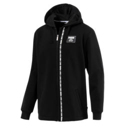 Puma PUMA Rebel Block FZ Hoody FL, pulover m., črna