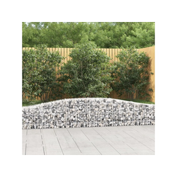 Lučne gabionske košare 25kom 400x30x40/60 cm pocinčano željezo