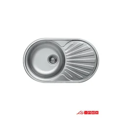 Livinox Ugradna sudopera LivEX165, 74x44cm, Sifon o90, Hrom