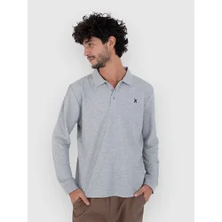 Hurley Icon Long Sleeve Polo heather grey