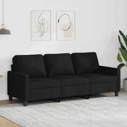 vidaXL Trosed črn 180 cm blago