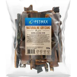 PETMEX Pasja poslastica iz jelenje kože, naravna, 500g