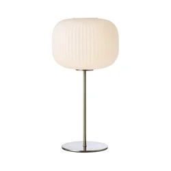 Markslöjd 109007 - Stona lampa SOBER 1xE27/40W/230V bela/matni hrom