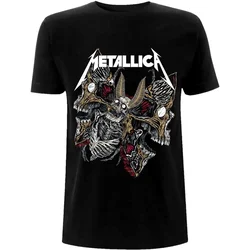 Metallica Majica Skull Moth Unisex Black XL