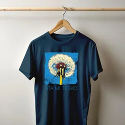 Camiseta Majica sa štampanim printom Cam 966A, Muška, Tamnoplava