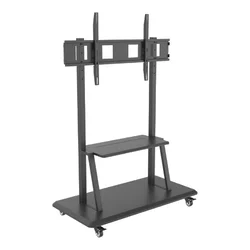 Pokretni Nosač za TV PRO | 40 – 120 inča | S Policom | 150 kg | UNITRONIC