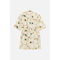 Marimekko kopalni plašč z lanom L/XL