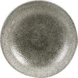 Churchill globoki krožnik Raku Quartz Black 24,8 cm (12 kos)