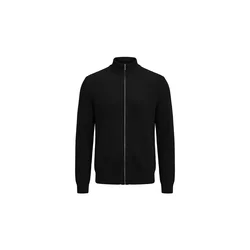 DAN FOX APPAREL Pletena jopa Miran črna