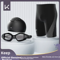 Keep Muški set za plivanje, 3 dela, Crni