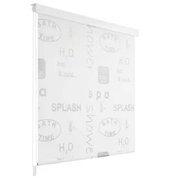 Roleta za tuš 140 x 240 cm s natpisom Splash