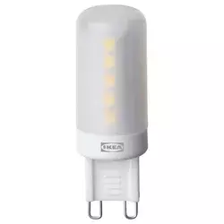 SOLHETTA LED sijalica G9 470 lumena, podesivog intenziteta opal bela