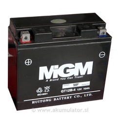 MOTO akumulator GT12B-4 12V10AH MIGM MOTO akumulator GT12B-4 10AH 12V