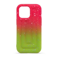 Futrola Ombre Protect za Iphone 13 Pro DZ1/1, Zeleno-roze