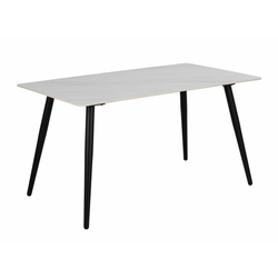 Miza Oakland 781 Bela, 75x80x140cm, Keramika, Kovina