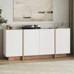 HANAH HOME Samostojeća komoda Dorma White Atlantic Pine