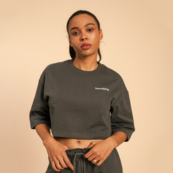 BeastPink Ženska majica Cropped Serenity Shadow