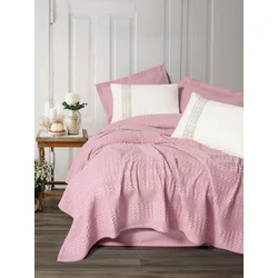 Lessentiel Maison Komplet Posteljine Pebble, 220x230 cm, Rozi