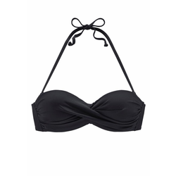LASCANA Bikini zgornji del Sofia, črna