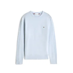 TOMMY HILFIGER Pulover Essential pastelno modra