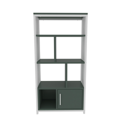 HANAH HOME Polica za knjige Valero Green White