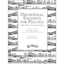 ORCHESTRAL EXCERPTS FOR PICCOLO WITH PIANO ACCOMPANIMENT