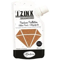 Diamond IZINK Diamantna barva - bakrena, 80 ml