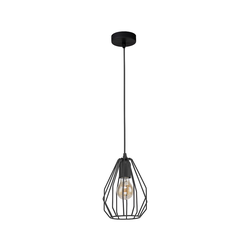 Luster na sajli BRYLANT BLACK 1xE27/60W/230V