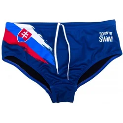 Mens swimsuit borntoswim svk brief blue s