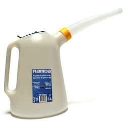POSODA MEŠALNA PVC 5lit. S TULCEM ZA NALIVANJE