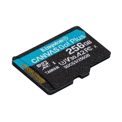 Kingston Memorijska kartica U3 V30 microSDXC 256GB Canvas Go Plus 200MB/s A2 SDCG4/256GBSP