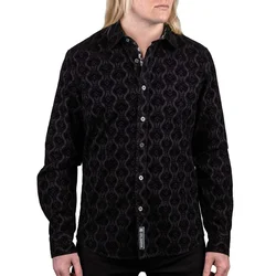 Moška srajca WORNSTAR - Amaryllis - Črna - WSBM-AMYK