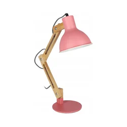 Stona lampa 1xE27/40W/230V ružičasta