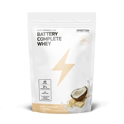 BATTERY COMPLETE WHEY, bijela čokolada i kokos 1800g