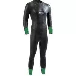 Zone3 men terraprene vision wetsuit black/green m/l