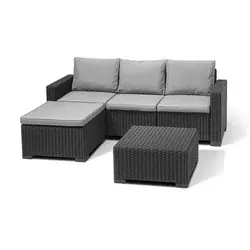 KETER Baštenskia garnitura California 3 seater modular, grafit