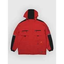 Salty Crew Pilot Jacket washed red