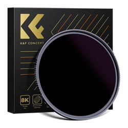 K&F 55mm Solar Filter ND100000,16.6-Stop Solid Neutral Density Filter, Nano-X Series