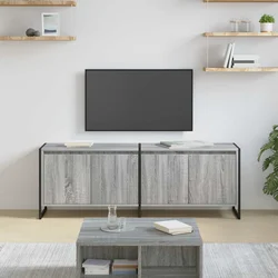 TV ormar Siva Sonoma 140 x 36 x 49.5 cm Konstruirano drvo