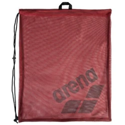 Arena one go mesh bag temno rdeča