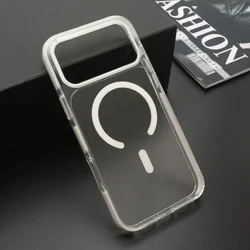 Futrola color clear magsafe za iphone 17 pro max (6.9)/iphone 18 pro max (6.9) bela ( F125939 )
