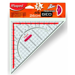 Maped geo trokut s držalom, 26 cm, blister