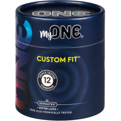 MyOne Single: Custom Fit, size 53D, 12 condoms